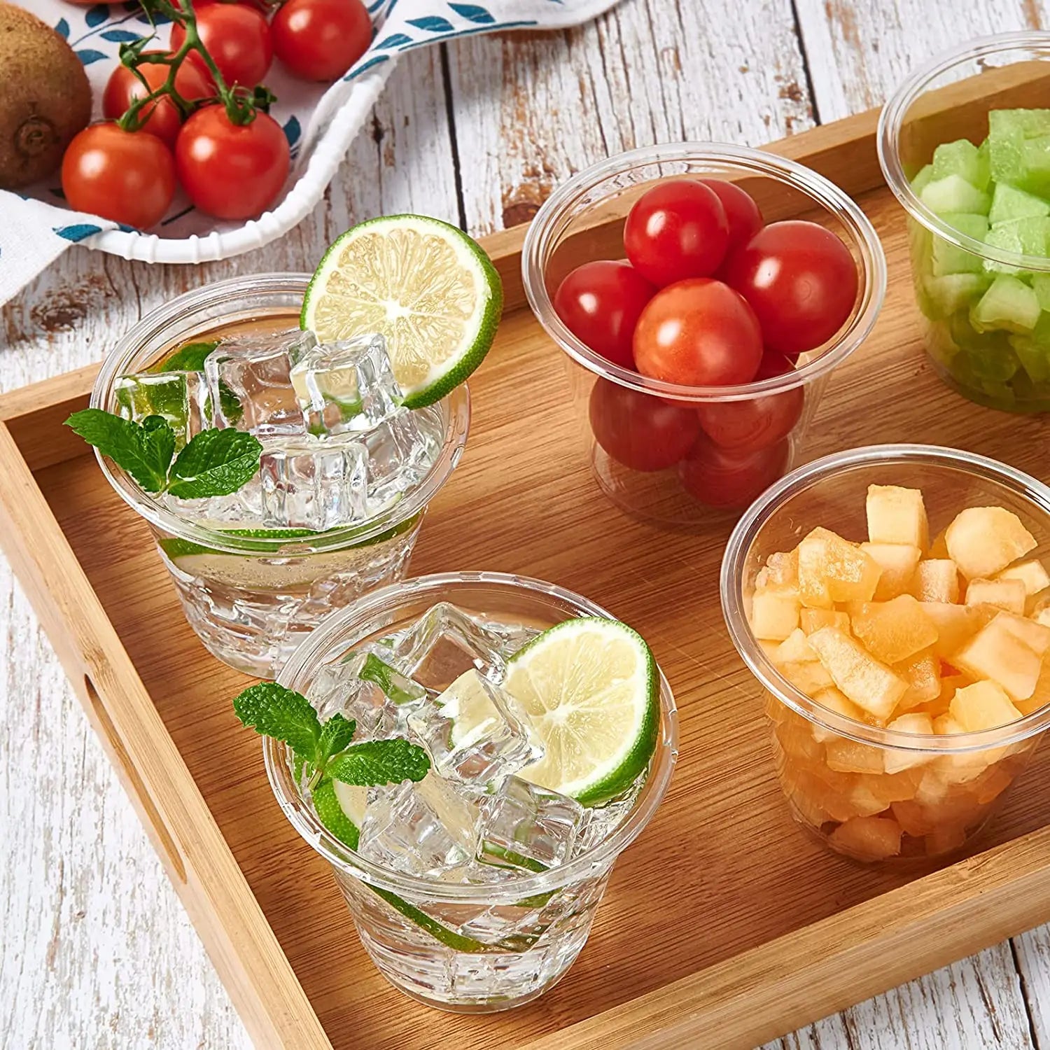 25/50/100 New Disposable Clear Plastic Cup Outdoor Picnic Birthday Kitchen Party Tableware Tasting 200ml Picnic Plastic Cup