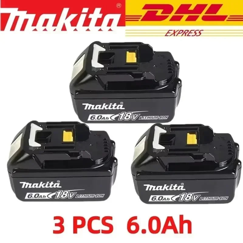9.0 Ah Makita 18v Battery With Rechargeable Lithium Ion for DDF487 BL1880 BL1860B LXT400 Power Tool Makita 18 v Battery