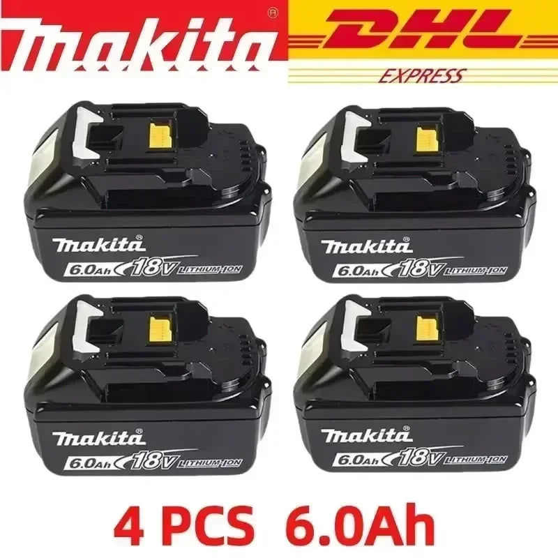 9.0 Ah Makita 18v Battery With Rechargeable Lithium Ion for DDF487 BL1880 BL1860B LXT400 Power Tool Makita 18 v Battery