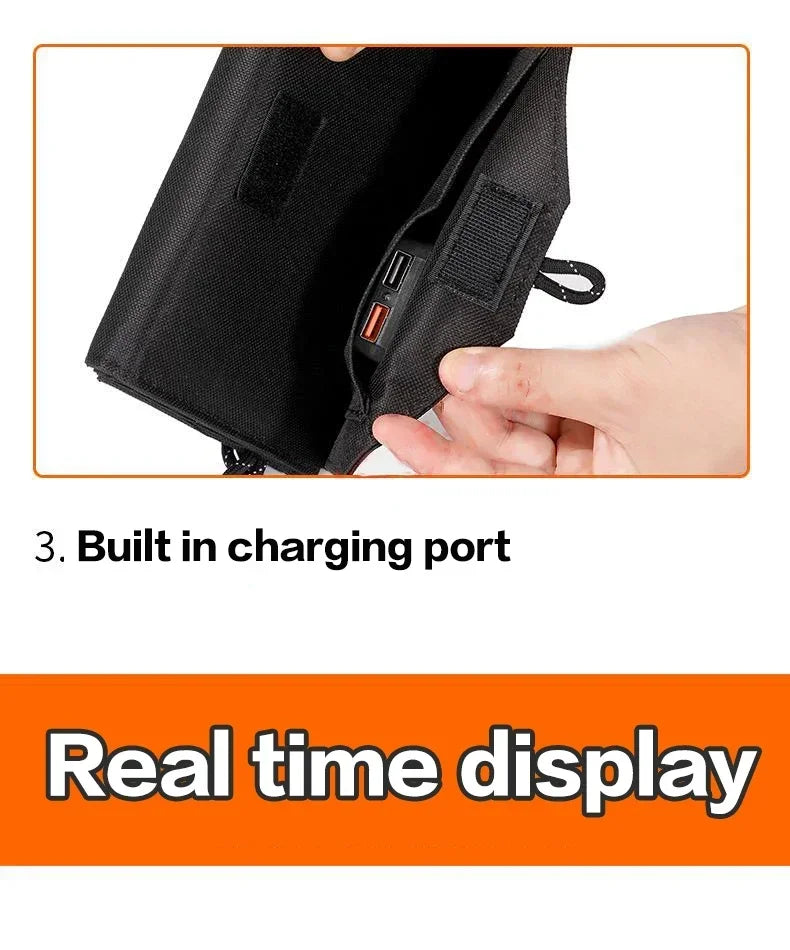 1000W Foldable Solar Panel USB Type C Mobile Phone Charging Waterproof Outdoor PC Hiking Camping Portable Battery Bank Charging
