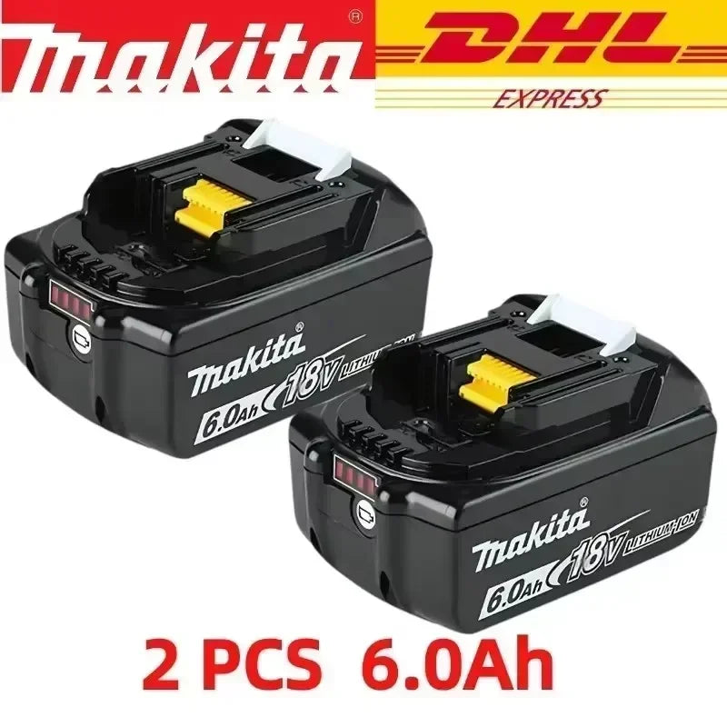 9.0 Ah Makita 18v Battery With Rechargeable Lithium Ion for DDF487 BL1880 BL1860B LXT400 Power Tool Makita 18 v Battery