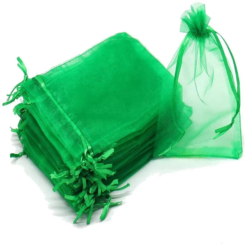 50/100pcs Grape Protection Bag Grow Bag Mesh Fruit Pest Control Products Breathable Gauze Strawberry Seedling Bags Organza