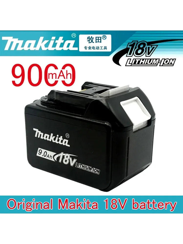 9.0 Ah Makita 18v Battery With Rechargeable Lithium Ion for DDF487 BL1880 BL1860B LXT400 Power Tool Makita 18 v Battery