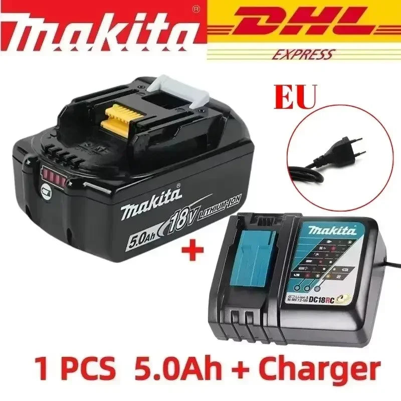 9.0 Ah Makita 18v Battery With Rechargeable Lithium Ion for DDF487 BL1880 BL1860B LXT400 Power Tool Makita 18 v Battery