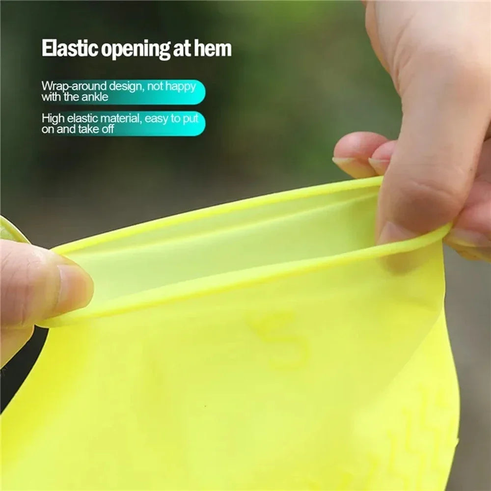 Rain Shoe Covers Waterproof Covers for Shoes Protector Cover Boots Gear Household Merchandises Home Garden